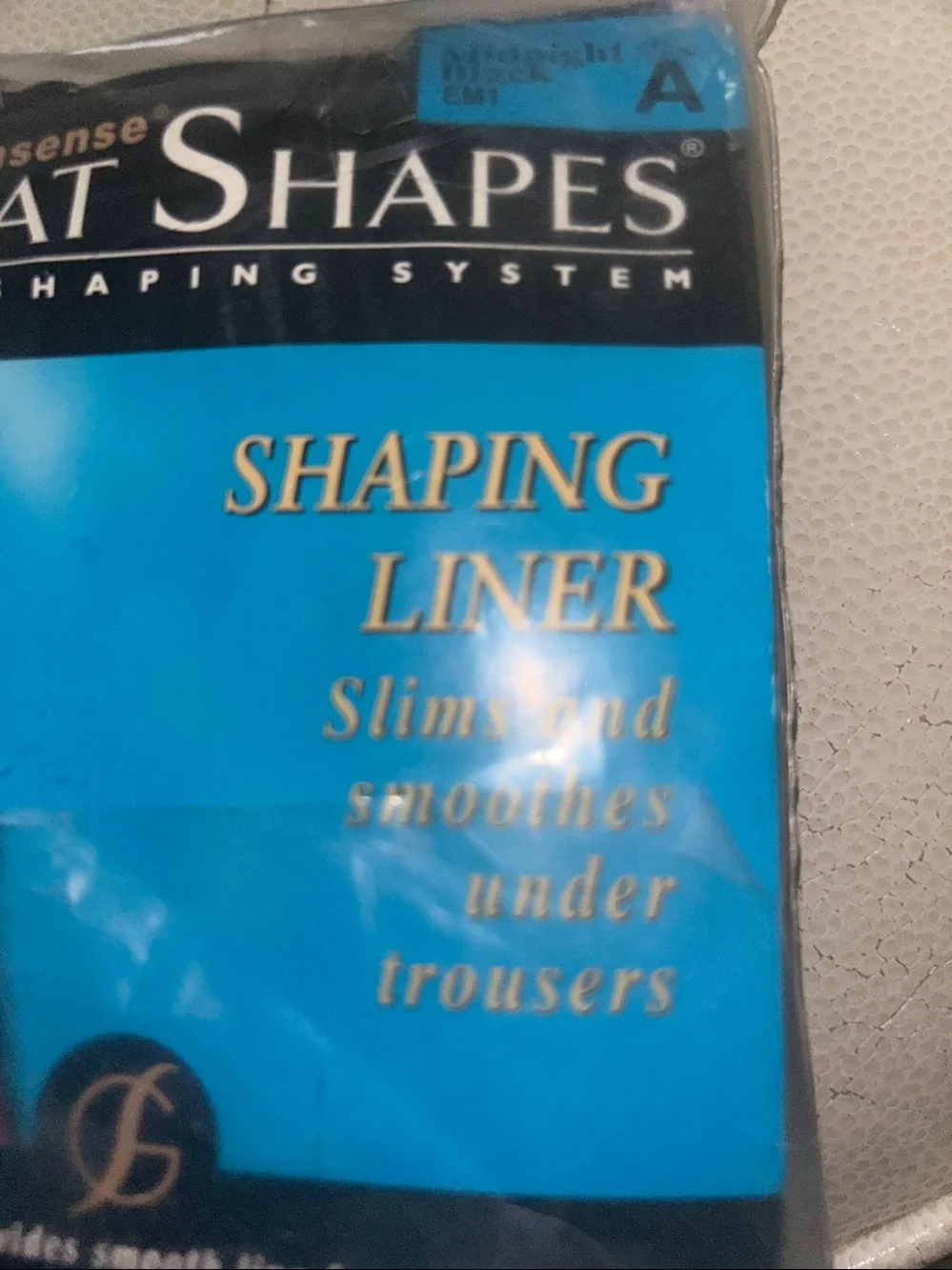 No Nonsense Great Shapes Shaping Liner Black Size A Vintage Shaper